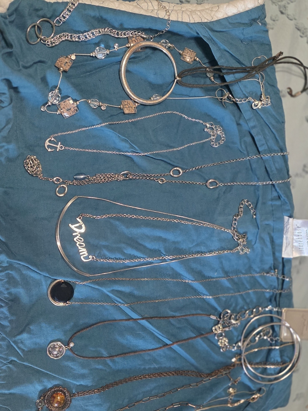 Silver-Tone 'Dream' Pendant Necklace — Women Jewelry